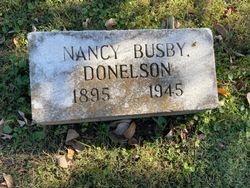 Nancy Elizabeth <I>Busby</I> Donelson 