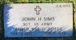 SGT John H. Sims 