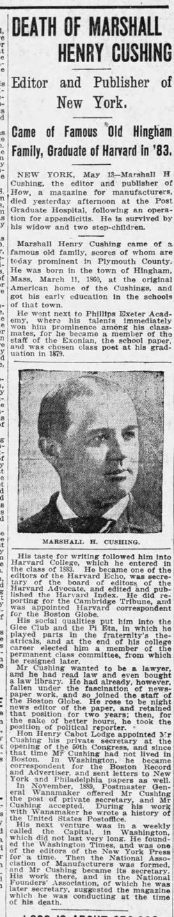 Marshall Henry Cushing 