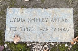 Lydia <I>Shelby</I> Allan 