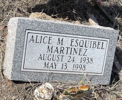 Alice M <I>Martinez</I> Esquibel 