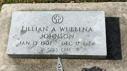 Lillian A. <I>Wubbena</I> Johnson 