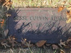 Bessie Louise <I>Colvin</I> Adams 