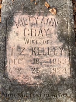 Millie Ann <I>Gray</I> Kelley 