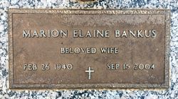 Marion Elaine <I>Charest</I> Bankus 