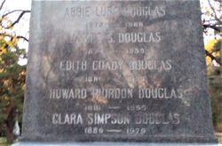 Clara <I>Simpson</I> Douglas 