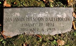 Benjamin Hudson Bartholow 
