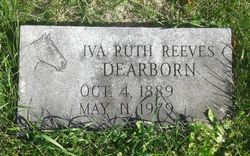 Iva Ruth <I>Reeves</I> Dearborn 