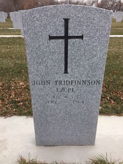 LCPL John Fridfinnson 