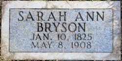 Sarah Ann <I>Bryson</I> Smith 