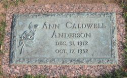 Anna Mae <I>Caldwell</I> Anderson 