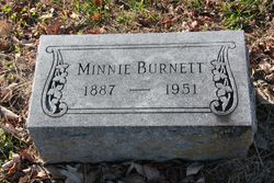 Minnie Elizabeth <I>Moore</I> Burnett 