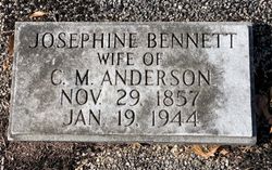 Georgia Ann Josephine <I>Bennett</I> Anderson 
