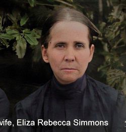 Elizabeth Rebecca “Eliza” <I>Simmons</I> Adams 