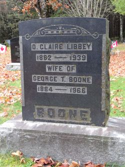 Delia Claire <I>Libbey</I> Boone 