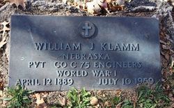 Pvt William J. Klamm 
