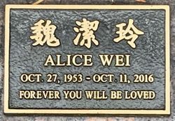 Alice Wei 