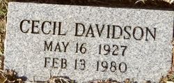 Cecil Davidson 