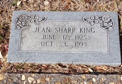 Norma Jean “Jean” <I>Sharp</I> King 