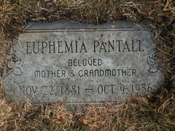Euphemia Jane <I>Miller</I> Pantall 