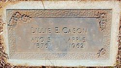 Lillie Postell <I>Ellison</I> Cason 