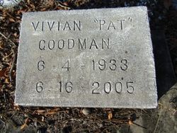 Vivian Kathleen “Pat” <I>Sneed</I> Goodman 