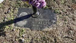Dorothy “Dottie” <I>Hughes</I> Allen 