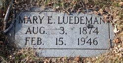 Mary E. <I>Eggers</I> Luedeman 