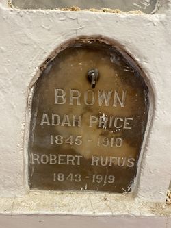 Sarah Adah <I>Price</I> Brown 