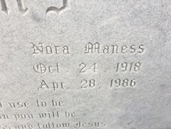 Nora Lee <I>Maness</I> Burns 