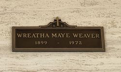 Wreatha Mae <I>Wright</I> Weaver 