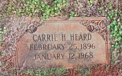 Carrie Lee “Callie” <I>Higginbotham</I> Heard 