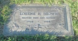 Lorene H <I>Langworthy</I> Brown 