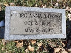 Georgianna “Georgie” <I>Buxton</I> Darby 