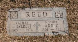 Ann Gertrude <I>Shelby</I> Reed 