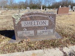Mary T “Mollie” <I>Pinkerton</I> Shelton 