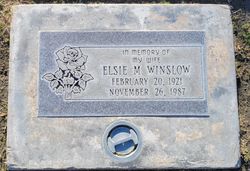 Elsie M <I>Thatcher</I> Winslow 