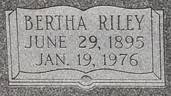Bertha Elizabeth <I>Riley</I> Able 