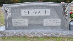 Ada Ann <I>Williams</I> Stovall 