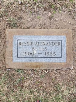 Bessie <I>Bates</I> Alexander  Beers 