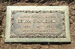 Leona <I>Sherman</I> Anderson 