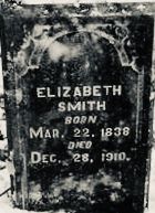Elizabeth “Lizzie” <I>Hunter</I> Leach Smith 