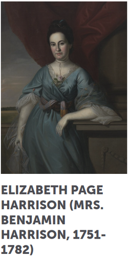 Elizabeth “Betsy” <I>Page</I> Harrison 
