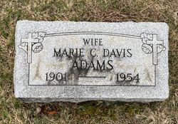 Marie C. <I>Davis</I> Adams 