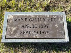 Grace Marie <I>Gann</I> Blake 