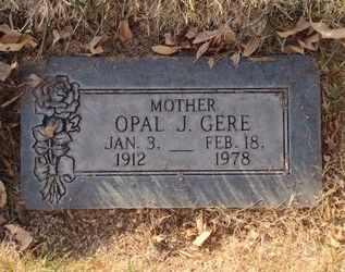Opal Octavia <I>Johnston</I> Gere 