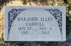 Marjorie Ellen <I>Rembert</I> Carroll 