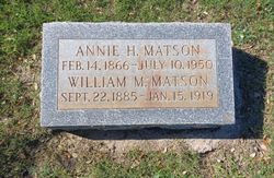 Annie Heffron <I>White</I> Matson 