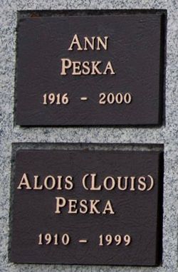 Alois “Louis” Peska 
