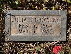 Julia <I>Corley</I> Crowley 